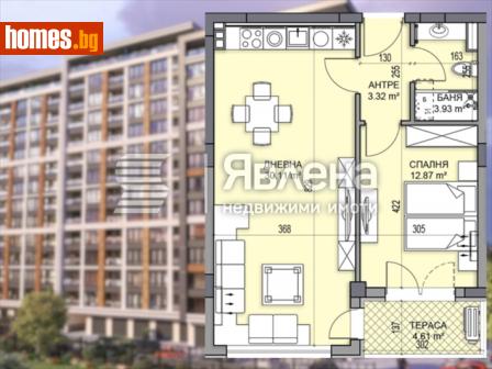 Двустаен, 77m² - Апартамент за продажба - 120142656
