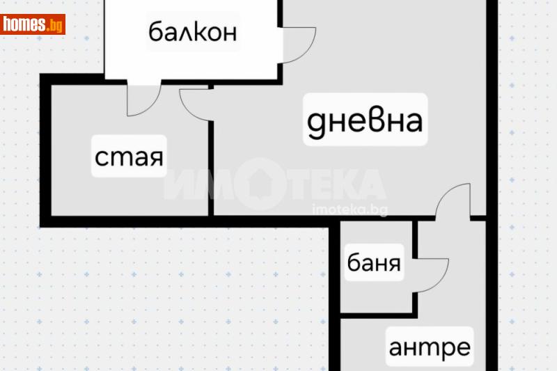 Двустаен, 69m² - снимка 4
