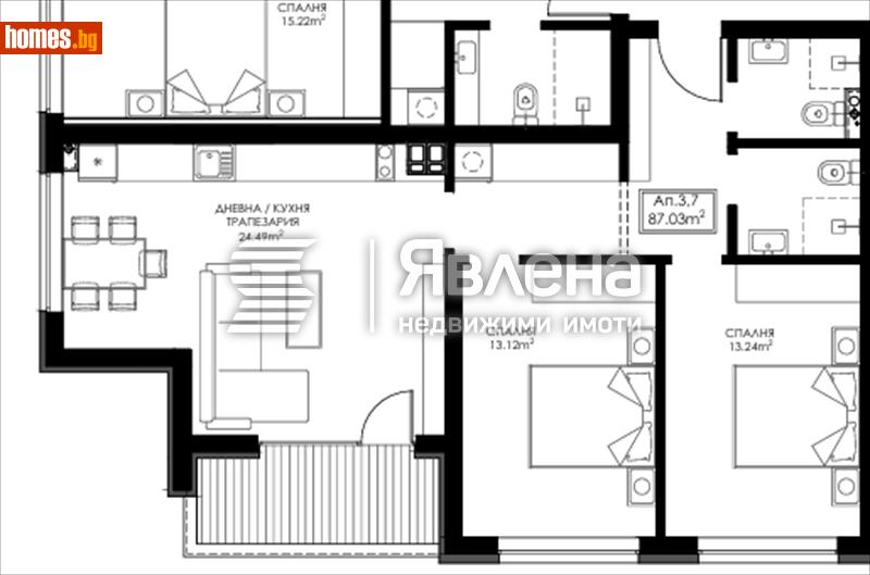 Тристаен, 111m² - снимка 2