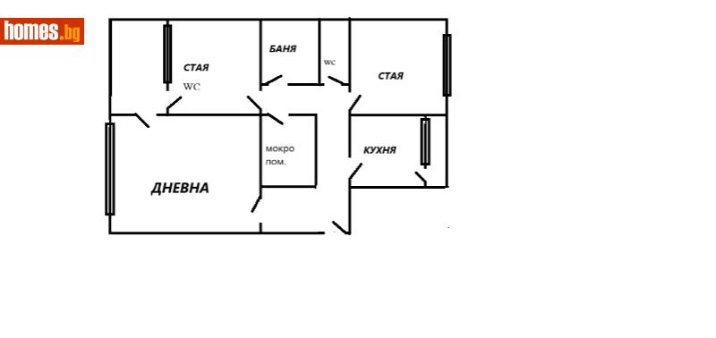 Тристаен, 95m² - снимка 2