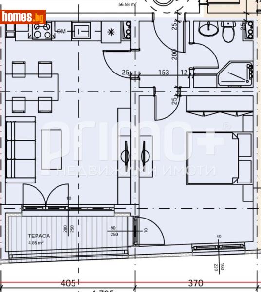 Двустаен, 67m² - Жк. Хаджи Димитър, София - Апартамент за продажба - Примо Плюс - 120168151