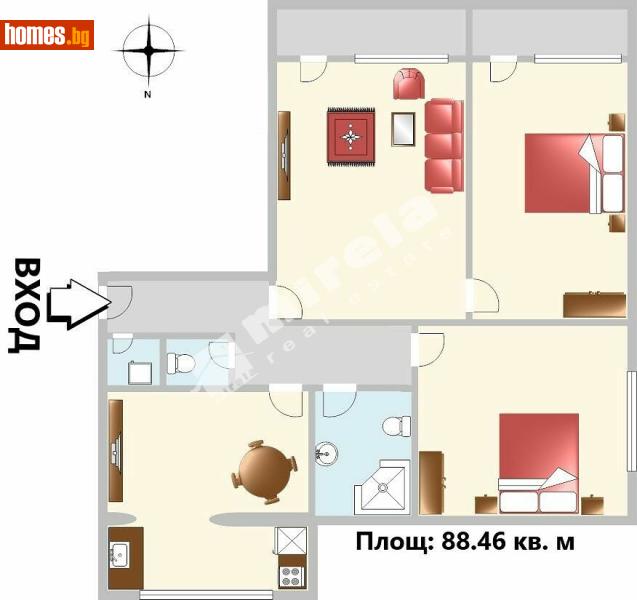 Тристаен, 88m² - снимка 10