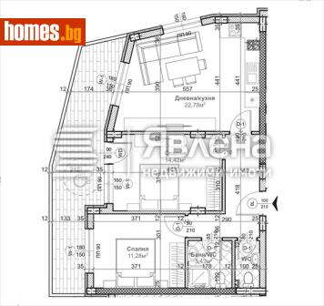 Тристаен, 108m² - Апартамент за продажба - 120193508