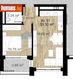 Ателие/Таван, 62m² - Апартамент за продажба - 120195803