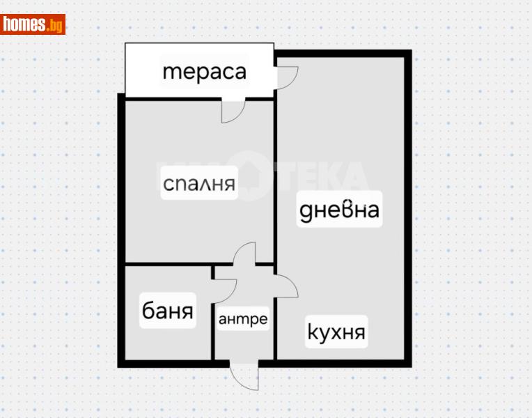 Двустаен, 61m² - снимка 3