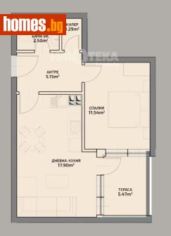Двустаен, 62m² - Апартамент за продажба - 120228413