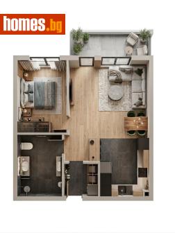 Едностаен, 51m² - Апартамент за продажба - 120249285