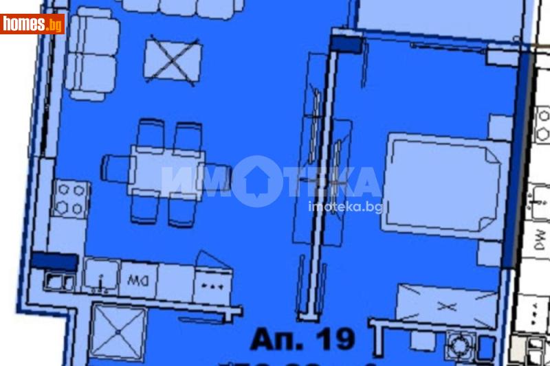 Двустаен, 66m² - София, София - град - Апартамент за продажба - ИМОТЕКА АД - 120255757
