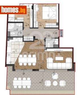 Тристаен, 122m² - Апартамент за продажба - 120258438