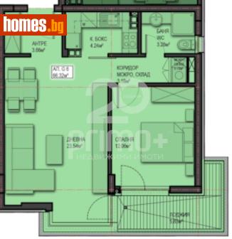 Двустаен, 81m² - Апартамент за продажба - 120258448