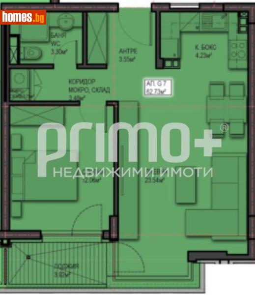 Двустаен, 77m² - Жк. Младост 4, София - Апартамент за продажба - Примо Плюс - 120258452