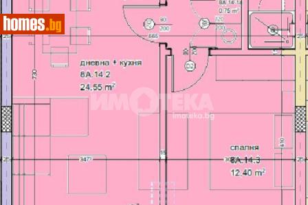 Двустаен, 40m² - Апартамент за продажба - 120270618