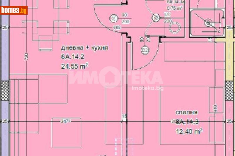 Двустаен, 40m² -  Кайсиева Градина, Варна - Апартамент за продажба - ИМОТЕКА АД - 120270618