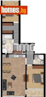 Тристаен, 115m² - Апартамент за продажба - 120285591