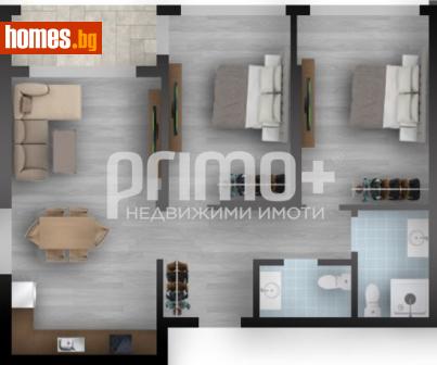 Тристаен, 98m² - Апартамент за продажба - 120285651