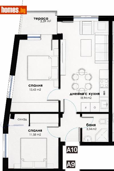 Двустаен, 73m² - Жк. Надежда 4, София - Апартамент за продажба - Титан Пропъртис - 120309375