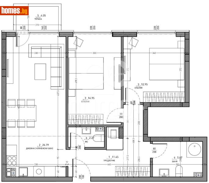 Тристаен, 107m² - Кв. Малинова Долина, София - Апартамент за продажба - Примо Плюс - 120312755
