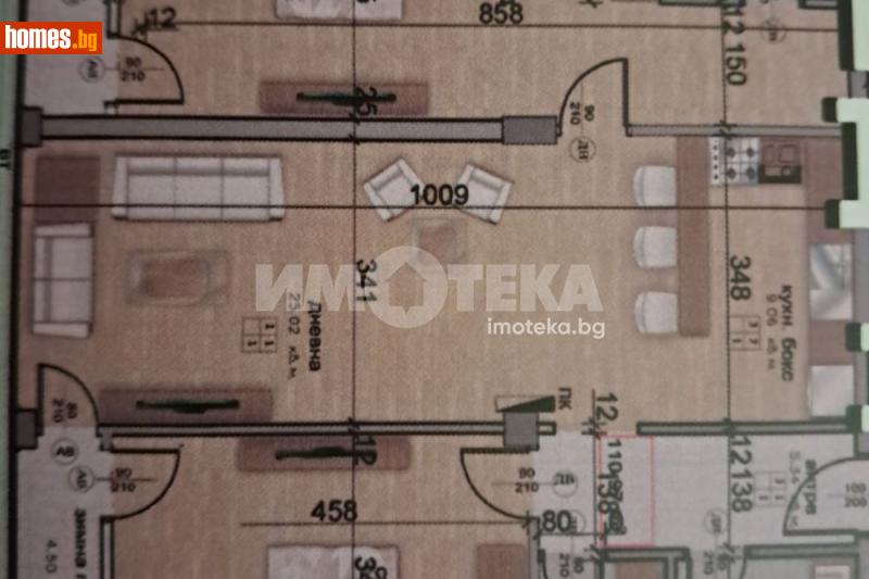 Тристаен, 134m² - Жк. Гоце Делчев, София - Апартамент за продажба - ИМОТЕКА АД - 120324934