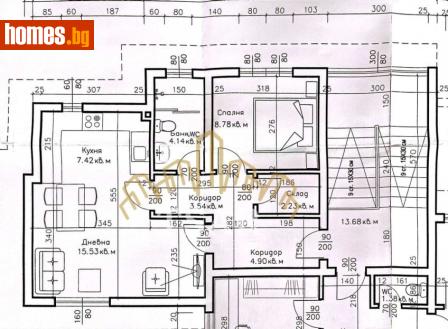 Двустаен, 55m² - Апартамент за продажба - 120326321