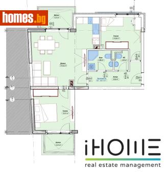 Тристаен, 107m² - Апартамент за продажба - 120331165