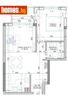 Двустаен, 64m² - Апартамент за продажба - 120332641