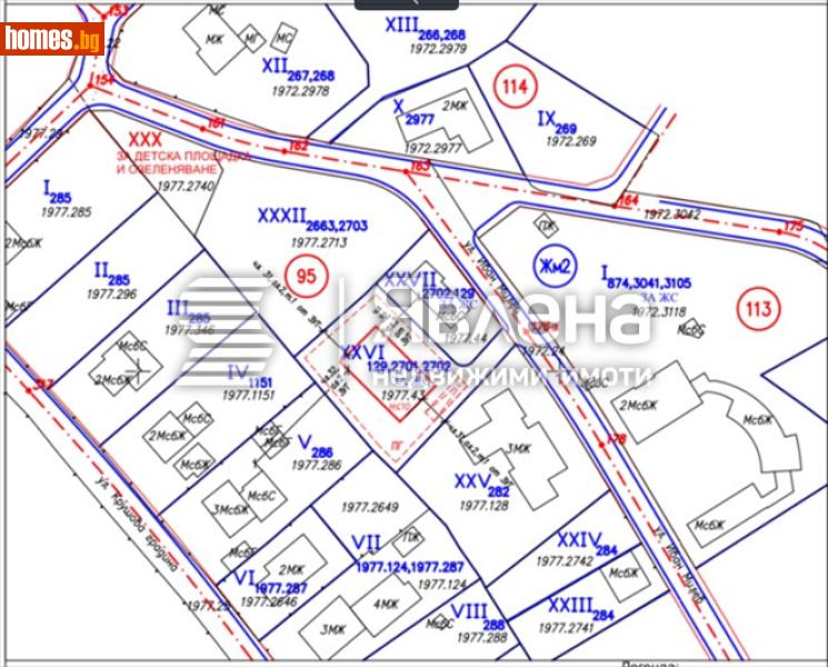 Парцел, 1043m² -  Драгалевци, София - Парцел за продажба - ЯВЛЕНА - 120341366