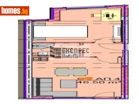 Двустаен, 54m² - Апартамент за продажба - 120342261
