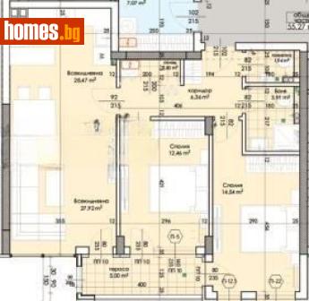 Тристаен, 103m² - Апартамент за продажба - 120367221