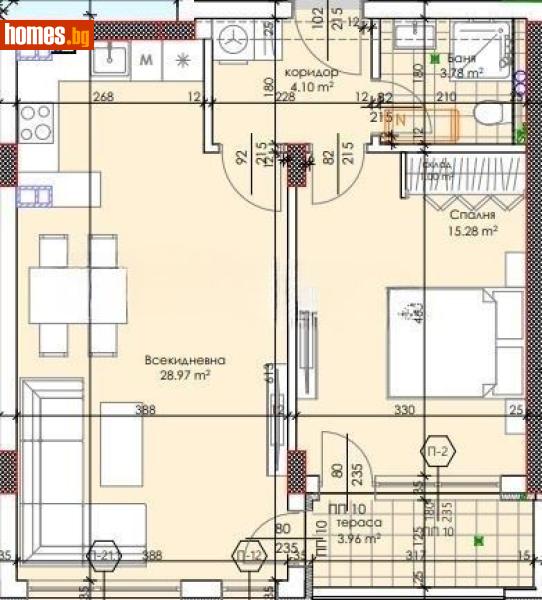 Двустаен, 77m² - Жк. Тракия, Пловдив - Апартамент за продажба - Римекс Имоти - 120367222