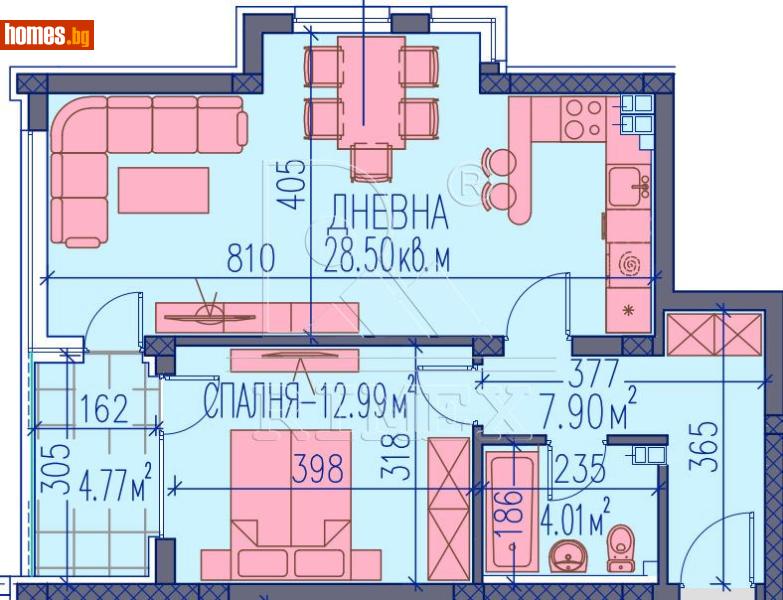 Двустаен, 87m² - Кв. Каменица , Пловдив - Апартамент за продажба - Римекс Имоти - 120367251