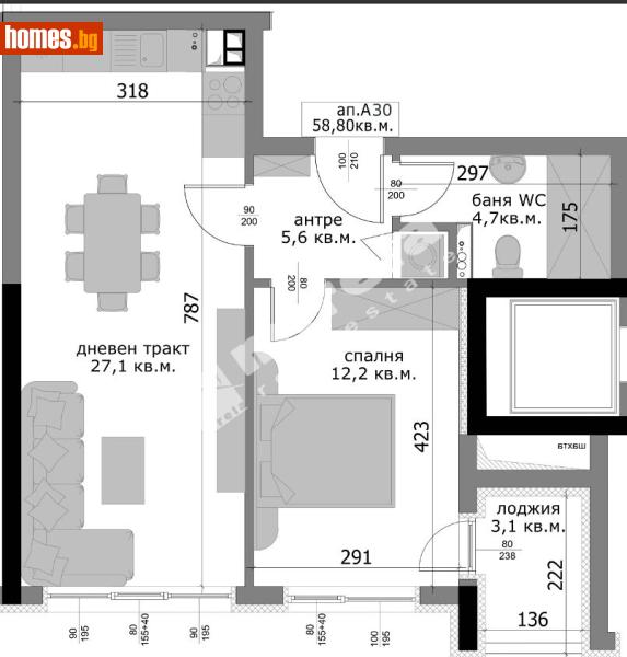 Двустаен, 67m² - Кв. Владиславово, Варна - Апартамент за продажба - МИРЕЛА - 120375247