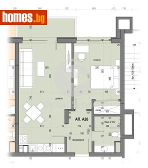 Двустаен, 79m² - Апартамент за продажба - 120384521