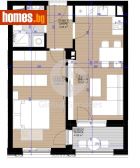 Двустаен, 60m² - Апартамент за продажба - 120384606