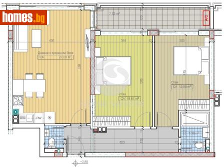 Тристаен, 106m² - Апартамент за продажба - 120384669