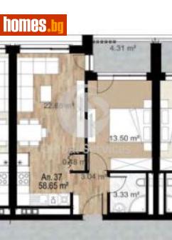 Двустаен, 70m² - Апартамент за продажба - 120384736