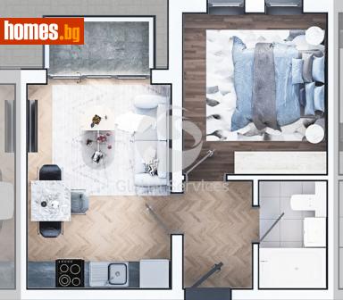 Двустаен, 58m² - Апартамент за продажба - 120384776