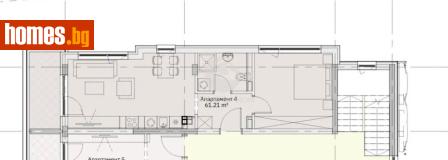 Двустаен, 80m² - Апартамент за продажба - 120385027
