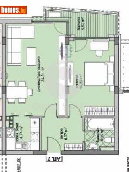 Двустаен, 82m² - Жк. Люлин 6, София - Апартамент за продажба - Глобъл Сървисиз ООД - 120385041