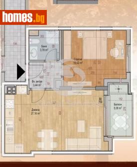 Двустаен, 80m² - Апартамент за продажба - 120385419