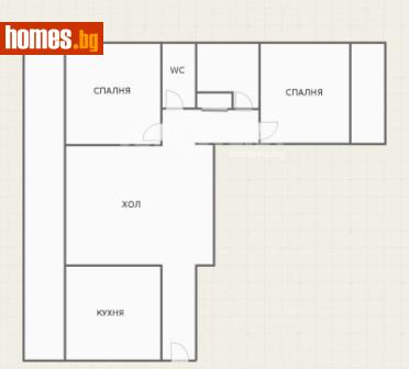 Тристаен, 88m² - Апартамент за продажба - 120406098