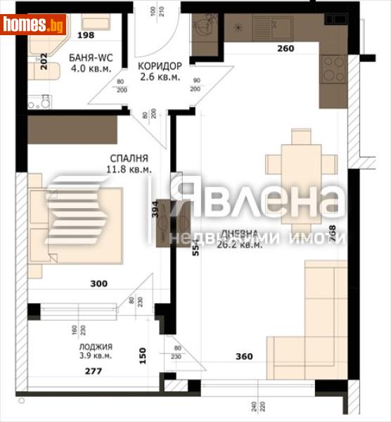 Двустаен, 64m² -  Кайсиева Градина, Варна - Апартамент за продажба - ЯВЛЕНА - 120406187