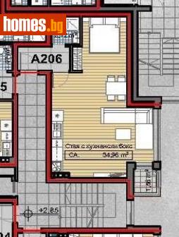Едностаен, 58m² - Апартамент за продажба - 120407168