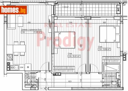 Тристаен, 106m² - Апартамент за продажба - 120407182