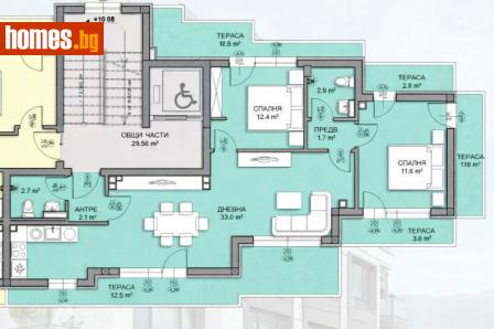 Тристаен, 142m² - Апартамент за продажба - 120407470