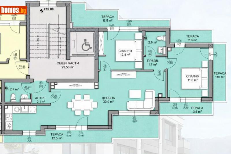 Тристаен, 142m² - Жк. Дървеница, София - Апартамент за продажба - Титан Пропъртис - 120407470