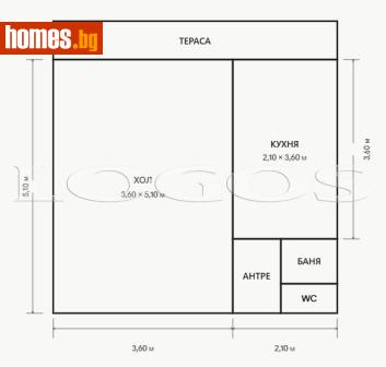 Двустаен, 43m² - Апартамент за продажба - 120407953