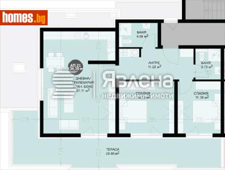 Тристаен, 165m² - Апартамент за продажба - 120421653