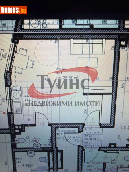 Едностаен, 50m² - Кв. Кършияка, Пловдив - Апартамент за продажба - ТУИНС - 120426651