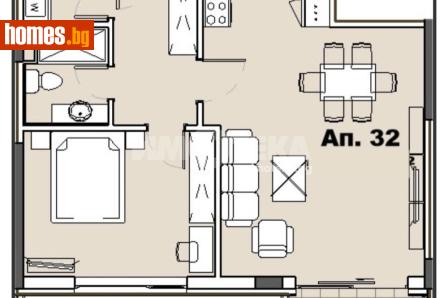 Двустаен, 80m² - Апартамент за продажба - 120433443