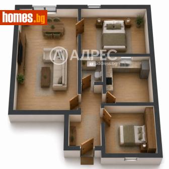 Тристаен, 96m² - Апартамент за продажба - 120443140